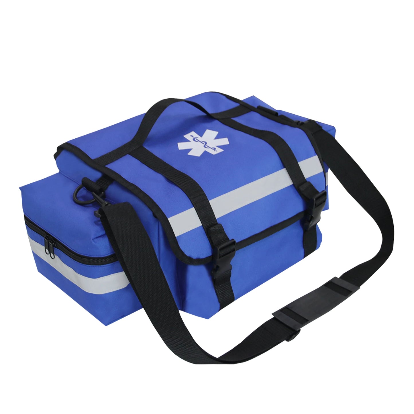 Empty First Aid Kits Medical Emergency Camping Bags Survival Kit Self Defense Complete Professional Nursing Large Set Bag Peaceful Pleasures Health and Wellness Blue