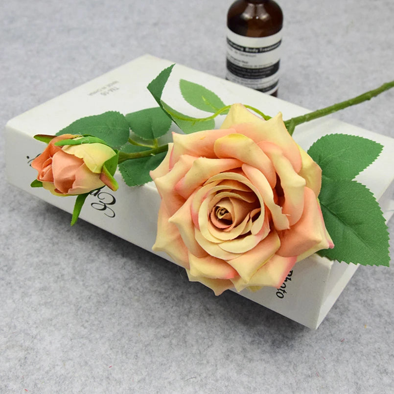 Artificial Silk Rose Bouquet – Wedding & Home Decor