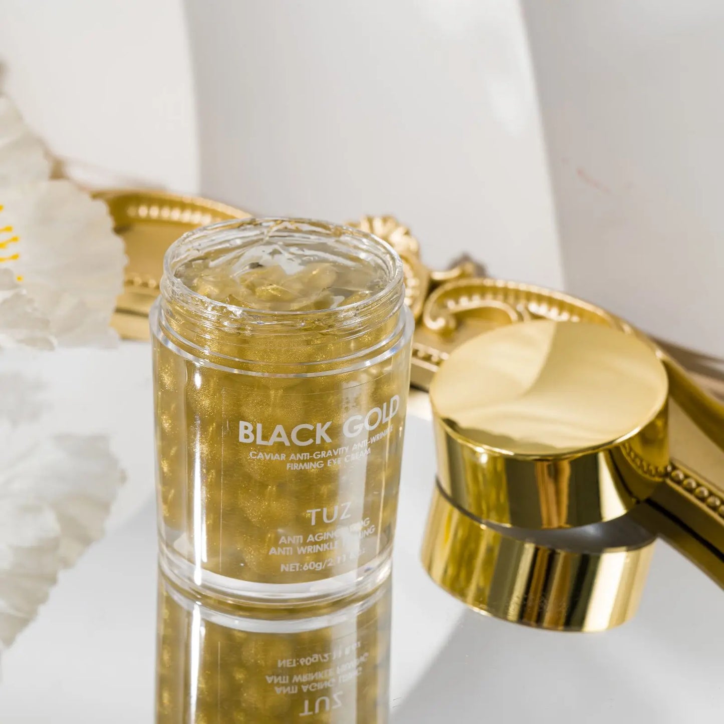 Black Gold Caviar Eye Cream for Daily Eye Moisturization Peaceful Pleasures Health and Wellness