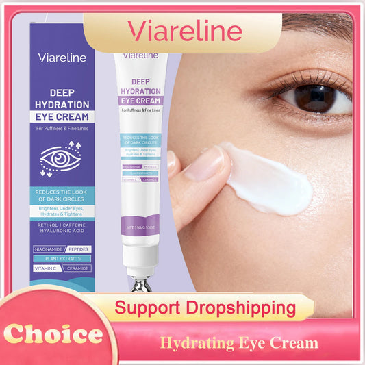 Hydrating Eye Cream Remove Eye Bags Dark Circles Lifting Tightening Brightening Fade Fine Lines Smoothing Repair Eye Skin Care Peaceful Pleasures Health and Wellness