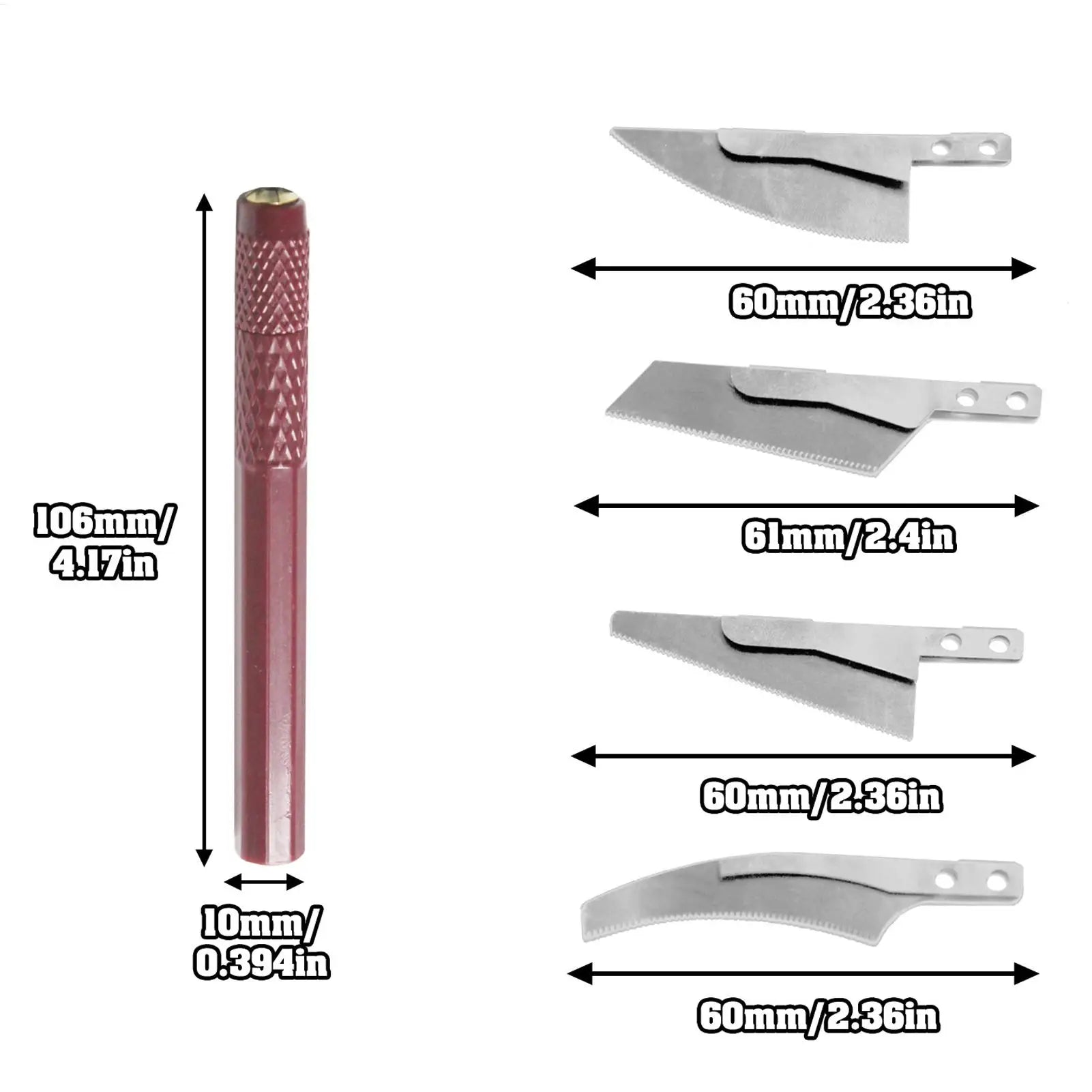 Model Craft Hand Saw Tool Kit with 4 Cutters Precision Hobby Saw for Handcrafted Woodworking Mini Hacksaw for DIY Modeling Peaceful Pleasures Health and Wellness