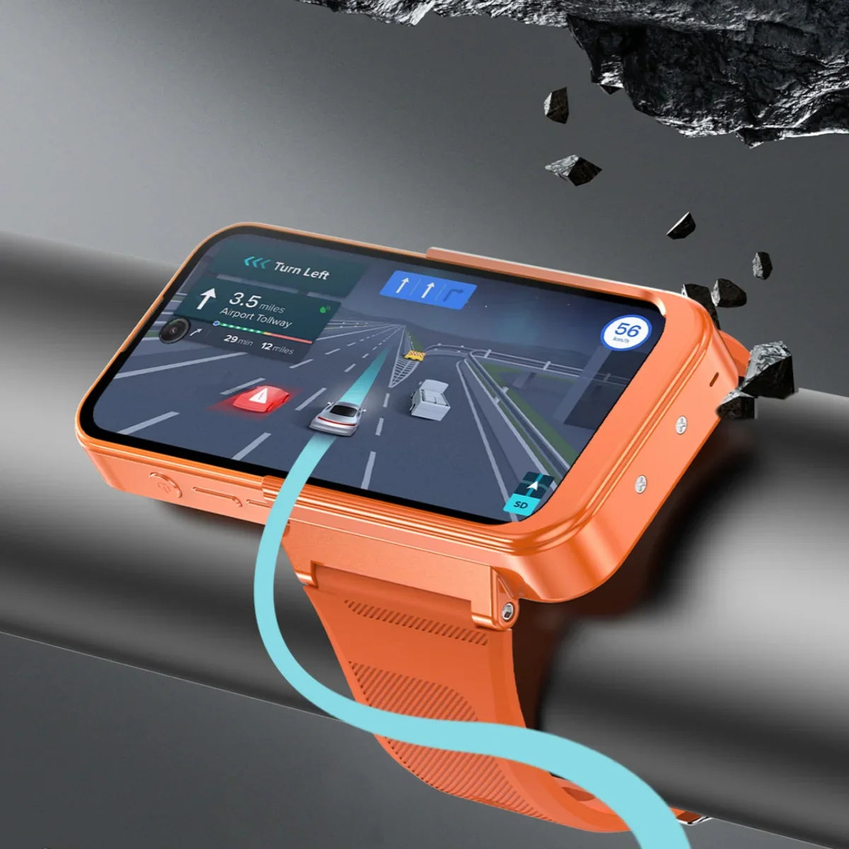 Zestbolt Q333 Android 12 Smart Watch Phone | 4G GPS AMOLED