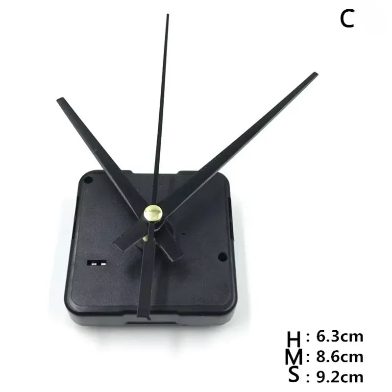 1 Set Hanging DIY Quartz Watch Silent Wall Clock Movement Quartz Repair Movement Clock Mechanism Parts Clock Parts with Needles Peaceful Pleasures Health and Wellness C