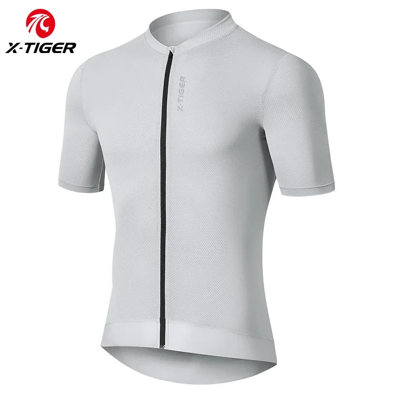X-TIGER Men's Cycling Jersey Short Sleeve SPF 50 MTB Road Bike