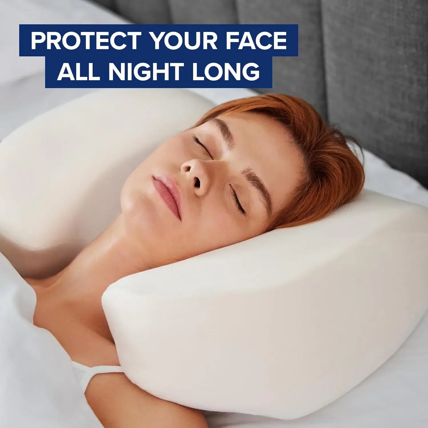 Comfortable Back Sleeper Pillow with Neck Support, Satin Case, and 100-Night Trial Peaceful Pleasures Health and Wellness