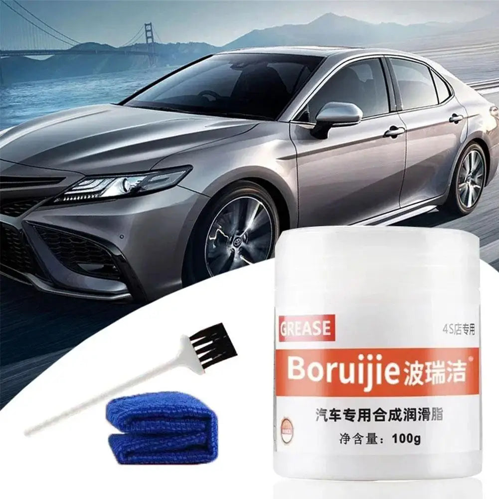 White Synthetic Grease Lubricant for Car Hinges & Bearings 100g