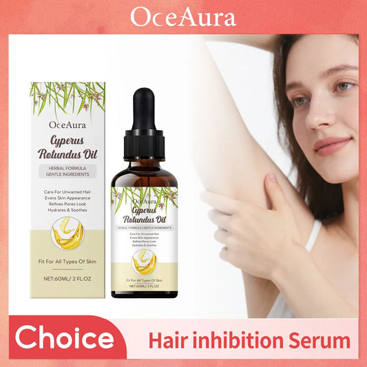 OceAura Cyperus Rotundus After-Shave Hair Growth Inhibitor Oil Hair Growth Inhibitor Oil Oasis Select