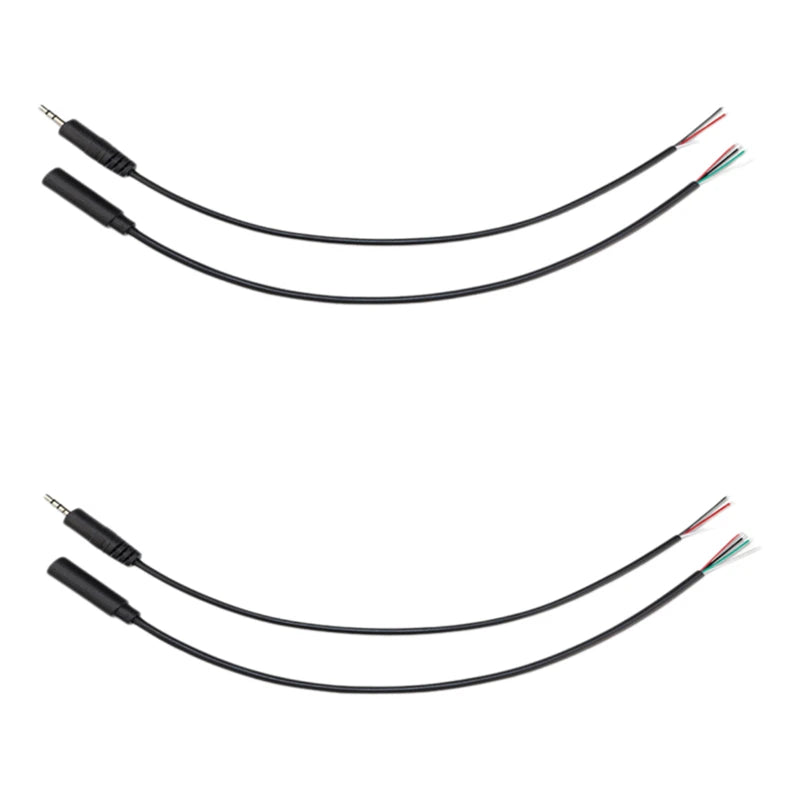 1/2/5Pcs 2.5mm Mono Stereo Audio Cable Male Female Plug Jack Connector 2/3Pin Extension Wire DIY Earphone Mic Repair Cable Peaceful Pleasures Health and Wellness