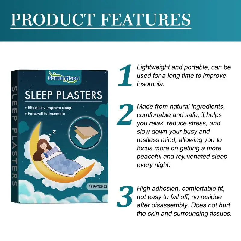42Pcs Disposable Anti Snoring Stickers For Night Sleep Relax, Reduce stress, And Improve Sleep Quality Care Patch Peaceful Pleasures Health and Wellness