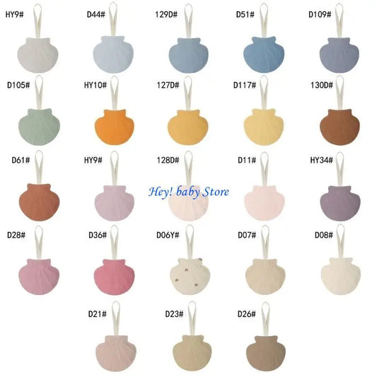 Baby Shell Pacifier Chain Holder – Baby Shower Gift Boy Girl Pacifier Chain Holder Peaceful Pleasures Health and Wellness