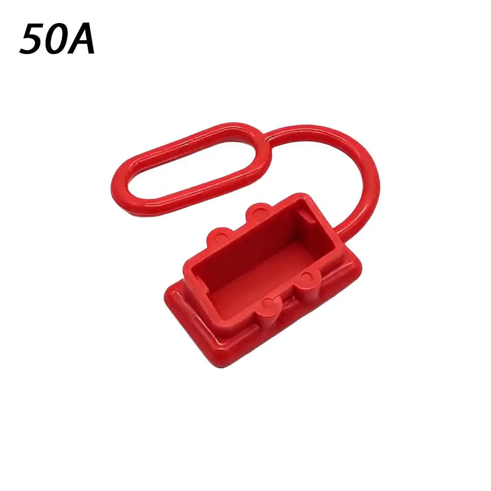Rubber Dust-proof Cover For Anderso Vehicle Male Female Connector Plugs Cap 50A/120A Car Charging Port Dust Cover Peaceful Pleasures Health and Wellness Red 50A