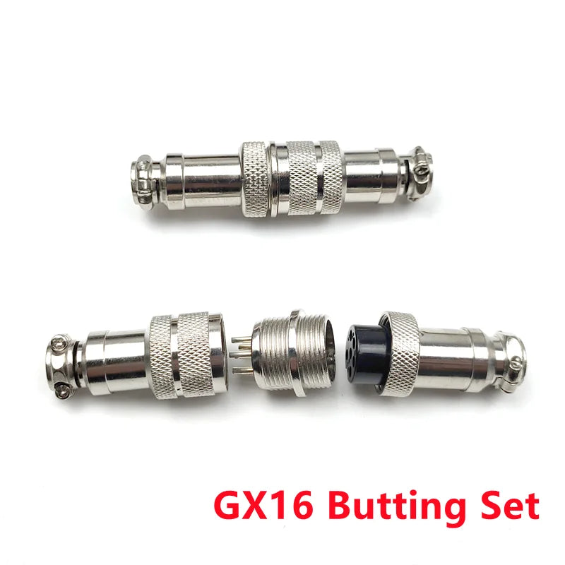 GX16 GX12 GX20 2P/3/4/5/6/7/8 Pin Female Male Air Aviation Connector Power Cable Electrical Plug Socket Peaceful Pleasures Health and Wellness GX16 Butting Set Plastic Cap