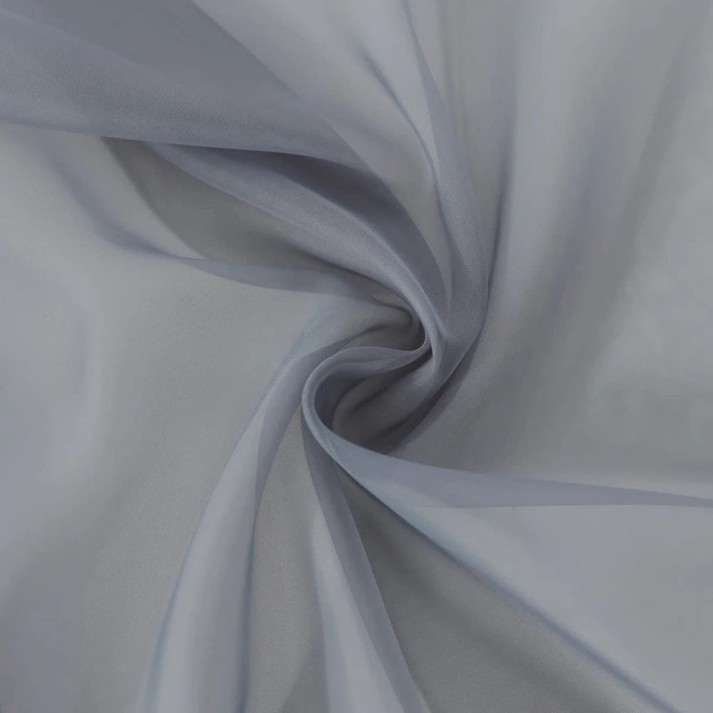 White Sheer Curtains Home Decoration Grommet/Rod Pocket Semi Tulle Window Treatments for Bedroom/Living Room Peaceful Pleasures Health and Wellness Silvery Grey 132x216CM 1 panel Grommet