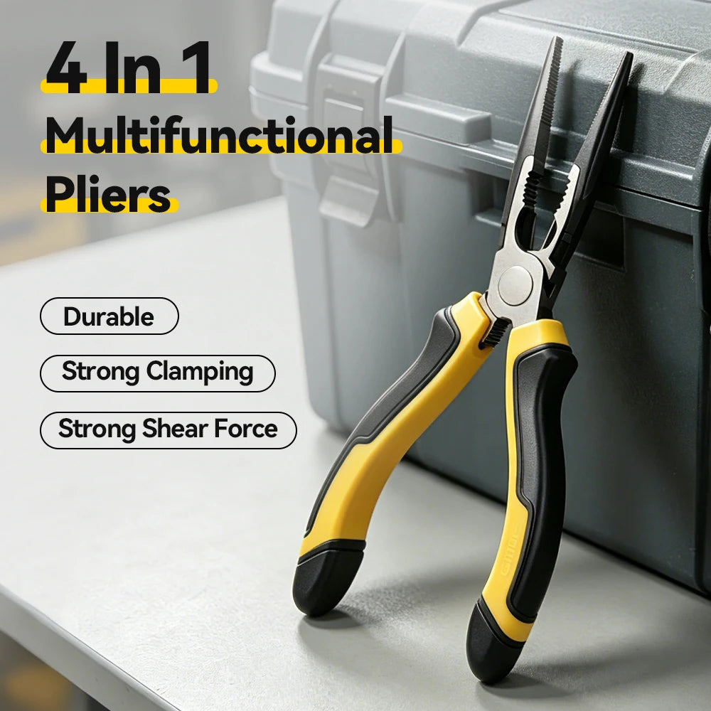 RDDSPON Needle Nose Pliers Hardware Tools Universal Wire Cutters Electricians Multifunctional Universal Diagonal Pliers for Home Peaceful Pleasures Health and Wellness