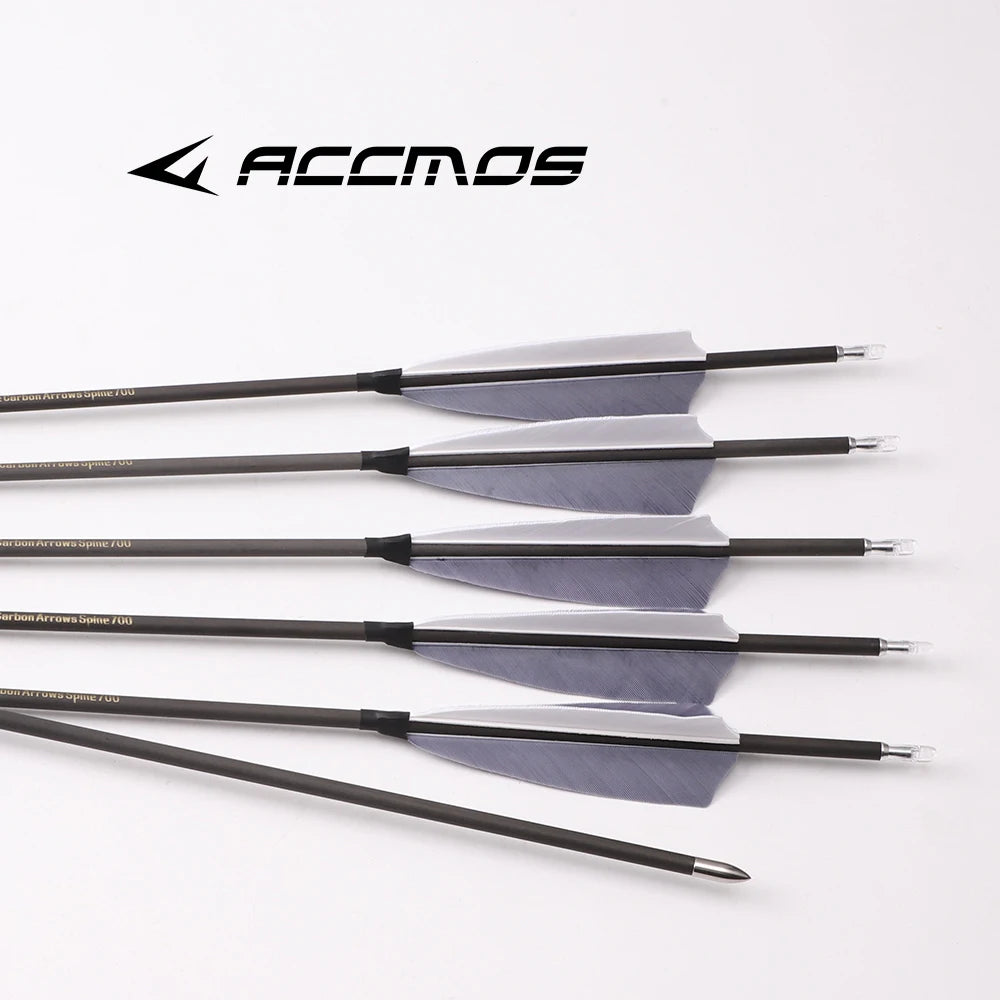 6 Pure Carbon Arrow ID4 Spine 300 400 500 600 700 800 900 1000 1100
