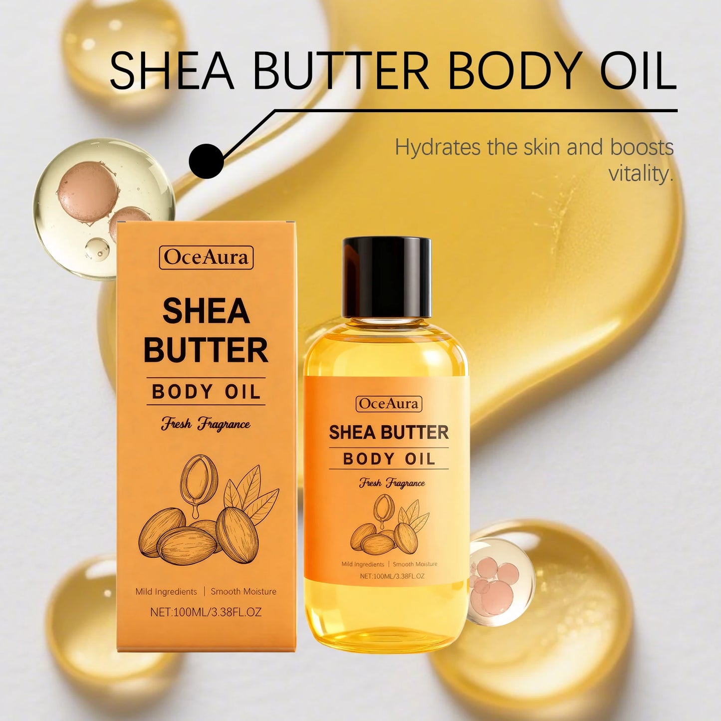 Butter Body Oil – Lightweight, Fast-Absorbing Skin Nourishment
