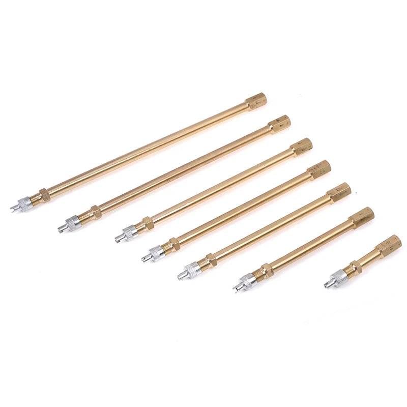 Brass Tire Valve Stem Extender – Car, Truck & Motorcycle