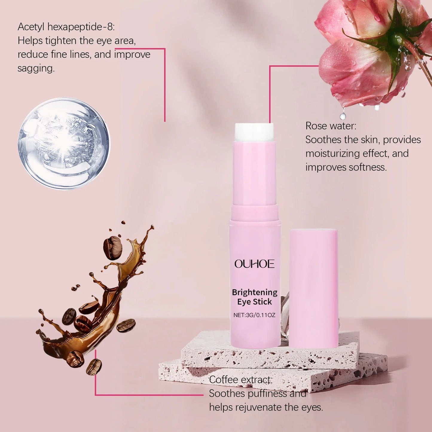 Brightening Eye Cream Stick – Dark Circles & Fine Lines