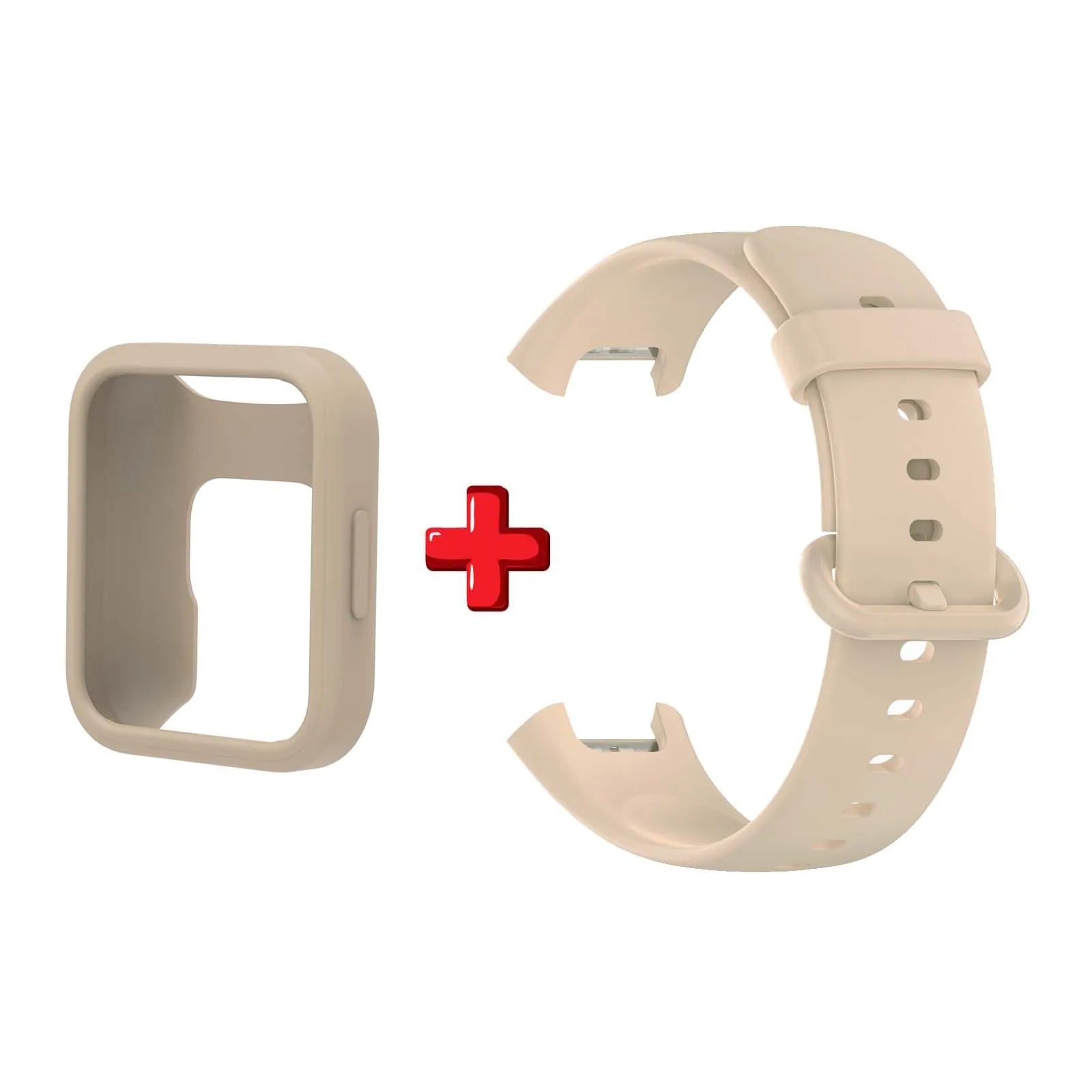 Silicone WatchBand Strap For Redmi Watch 2 Lite SmartWatch Band WristBand Redmi Watch 2 Protective Case Protector Cover Peaceful Pleasures Health and Wellness Ivory
