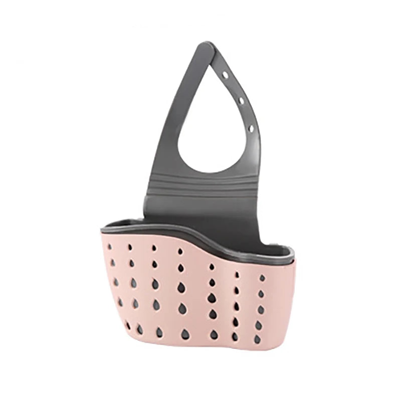 Kitchen Sink Hanging Drain Basket | Soap & Sponge Organizer