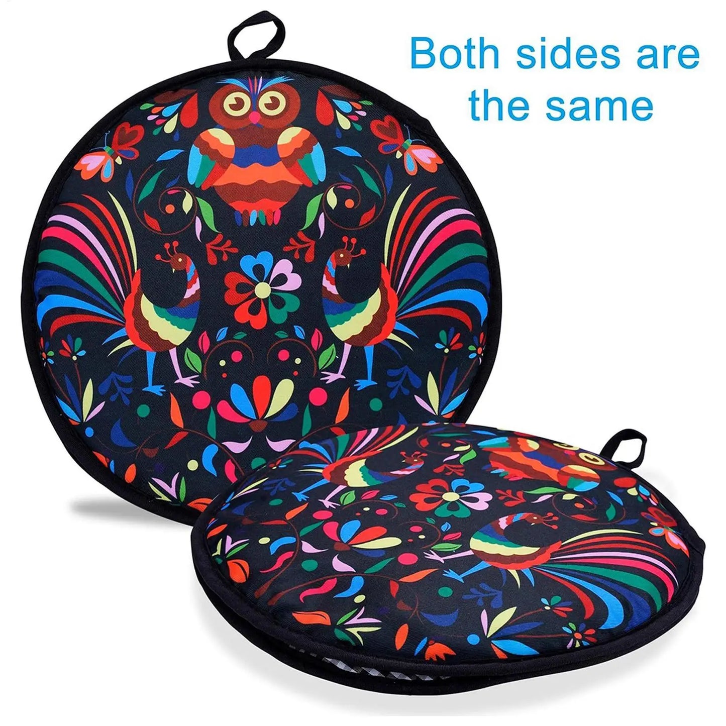 12Inch Microwaveable Tortilla Warmer 1PC Thermal Fabric Holder for Naan Bread, Pizza, Taco, Home Party & Family Meals Peaceful Pleasures Health and Wellness