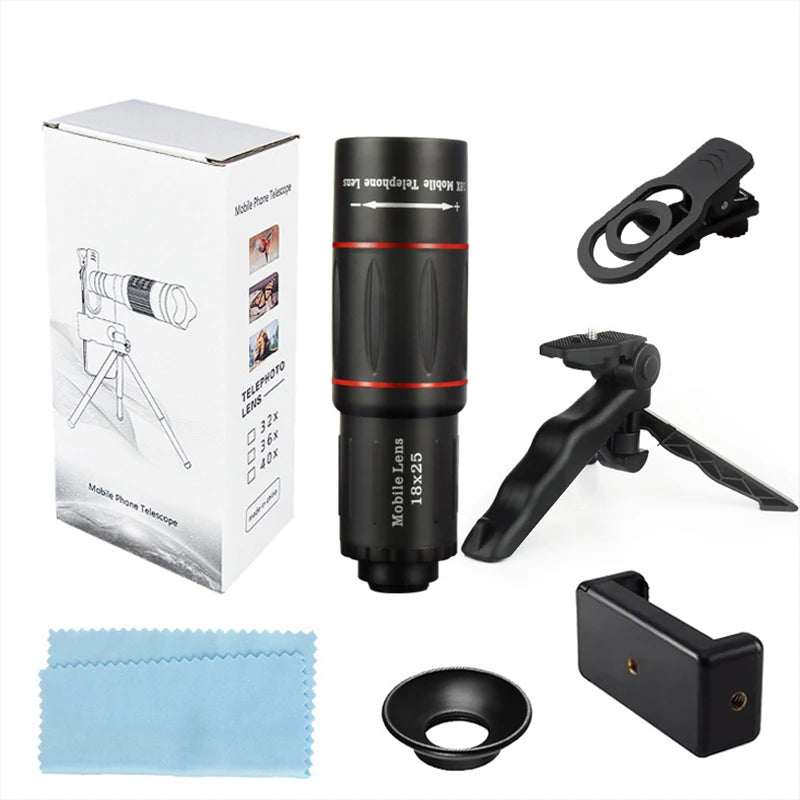 64X Telescope For Mobile Phone Lens For photography macro Phone lens for iphone Cell Phone Lens mobile phone telephoto.lens Peaceful Pleasures Health and Wellness 28B Telescope Lens2