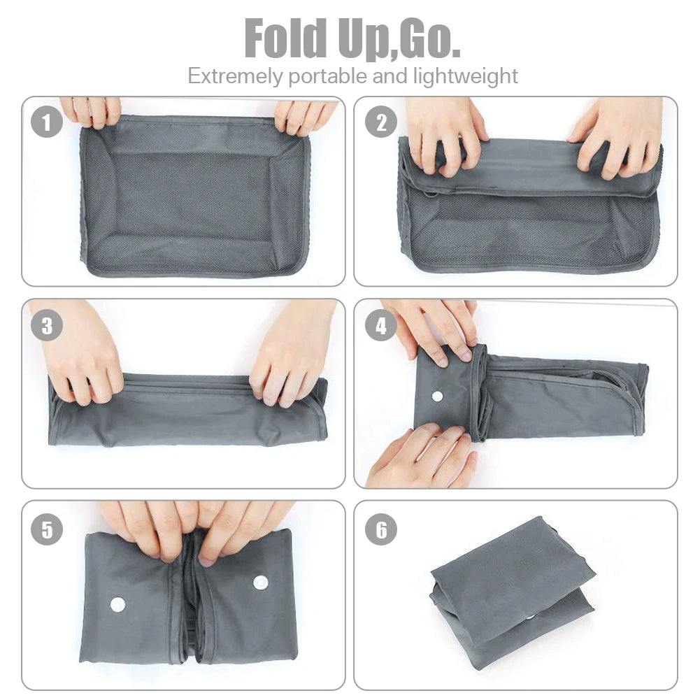 8Pcs/Set Travel Organizer Storage Bags Suitcase Packing Cubes Set Cases Portable Luggage Clothes Shoe Tidy Pouch Folding Bags Peaceful Pleasures Health and Wellness