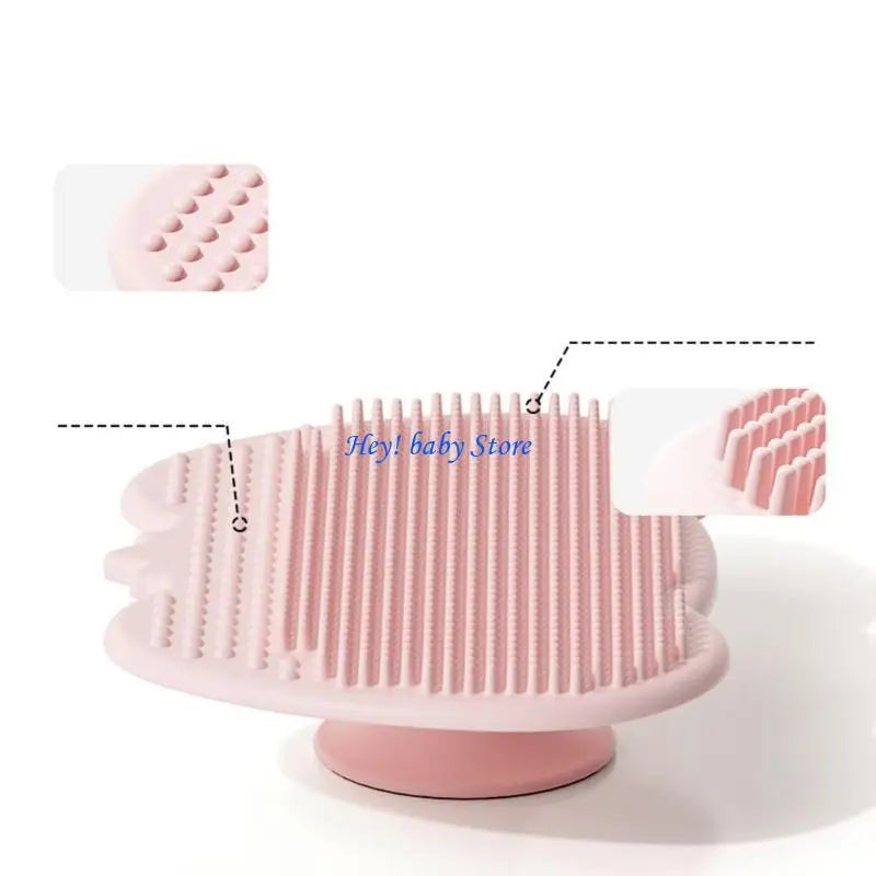 Silicone Baby Shampoo Brush | Scalp Massage Bath Tool for Infants