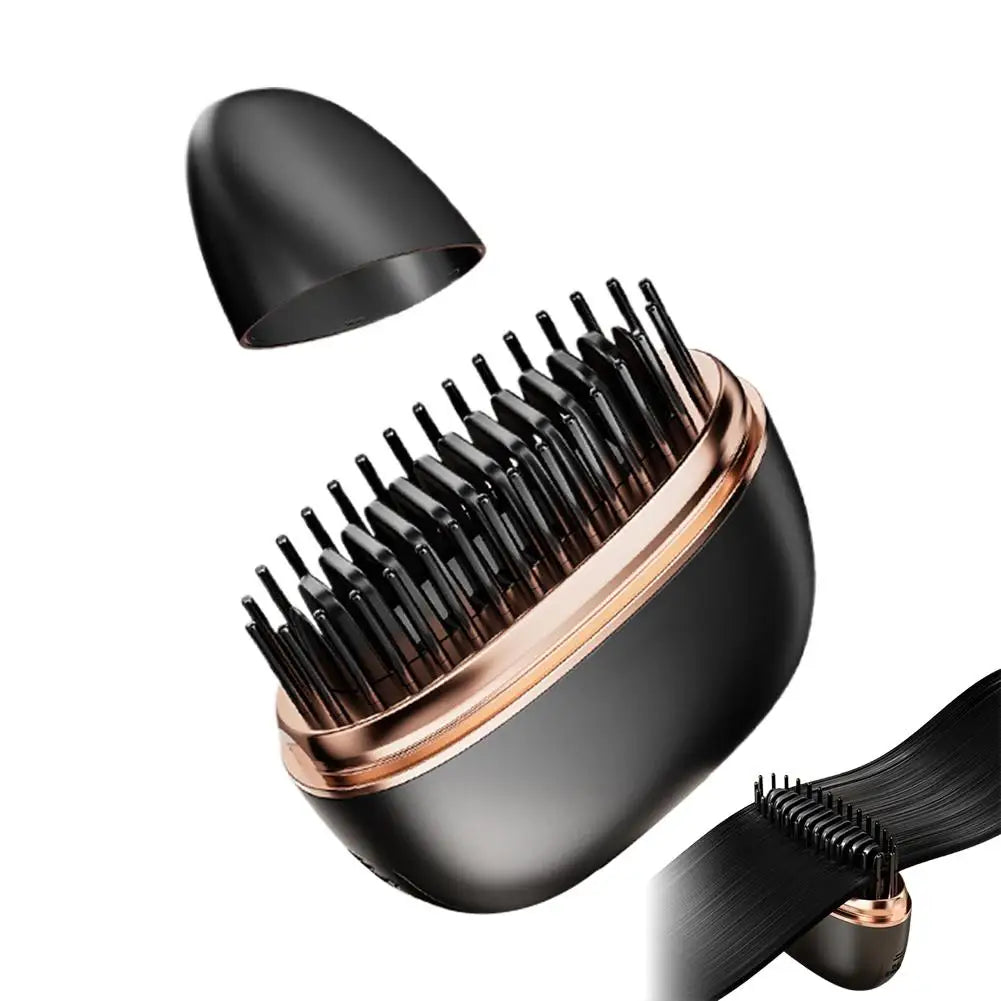 Cordless 2-in-1 Hair Straightener Brush | Wireless Styler Cordless Hair Styler Peaceful Pleasures Health and Wellness A