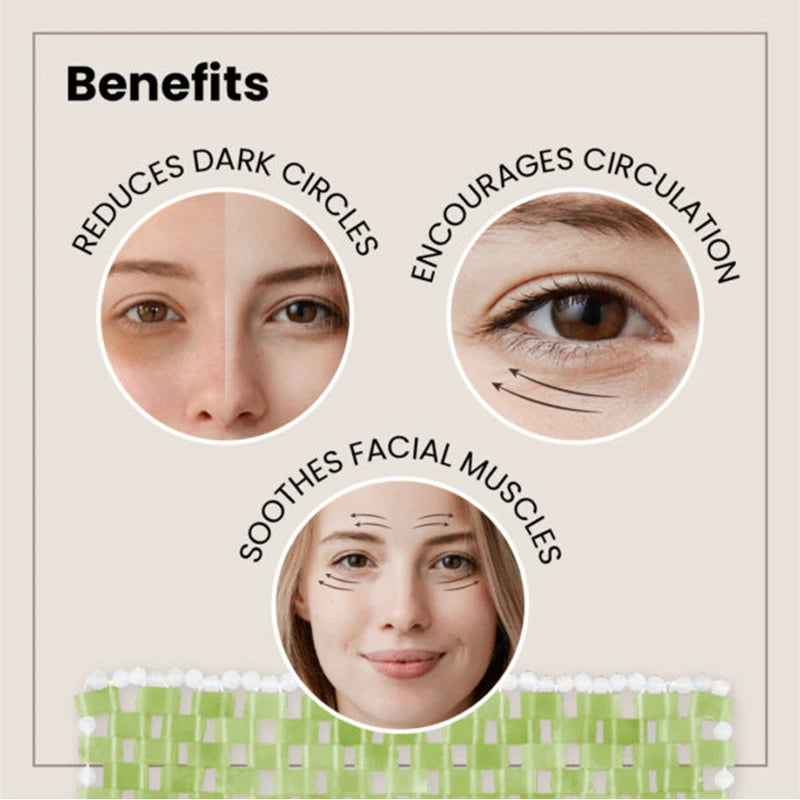 Natural Jade Eye Mask – Reduce Puffiness, Dark Circles & Wrinkles