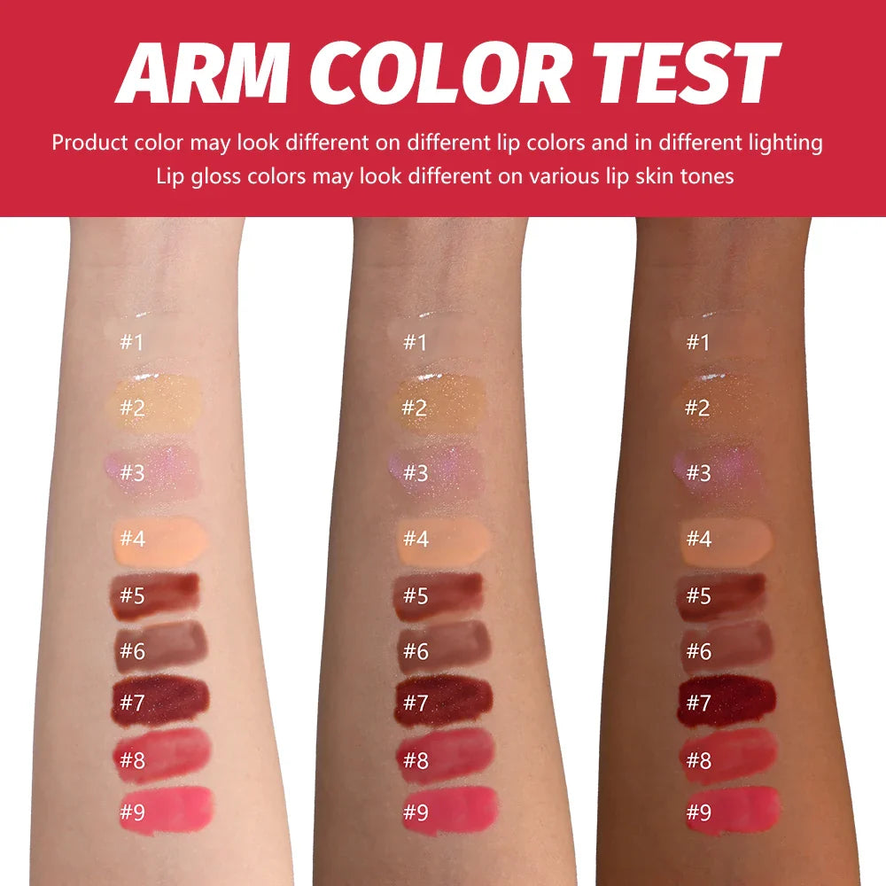 Lakerain Plumping Lip Gloss – Mirror Shine & Hydrating, Non-Sticky