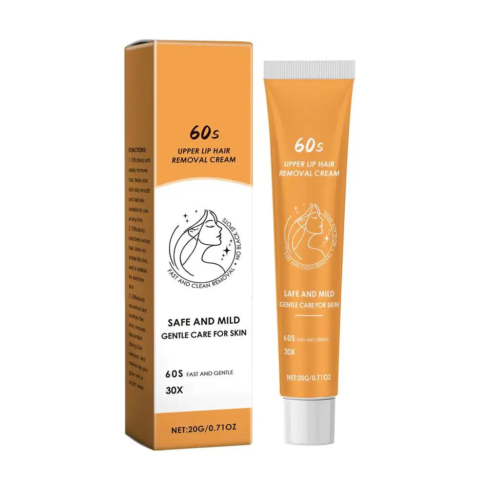 Lip Hair Remover For Men Women Painless Gentle Facial Lip Hair Removal Cream Moisturizing Gel Epilation Skin Care 20g/100g Peaceful Pleasures Health and Wellness 20g