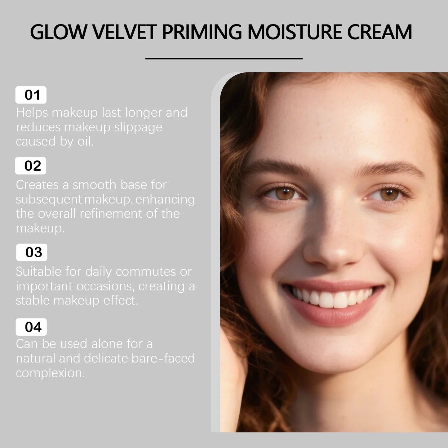Hoygi Glow Velvet Face Primer – Pore Blurring & Hydrating