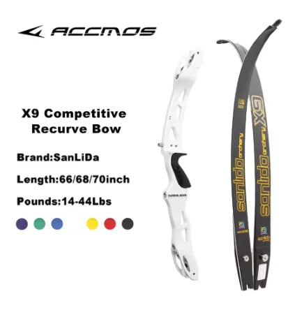 Sanlida Miracle X9 Intermediate ILF Bow Riser Recurve Target 25''