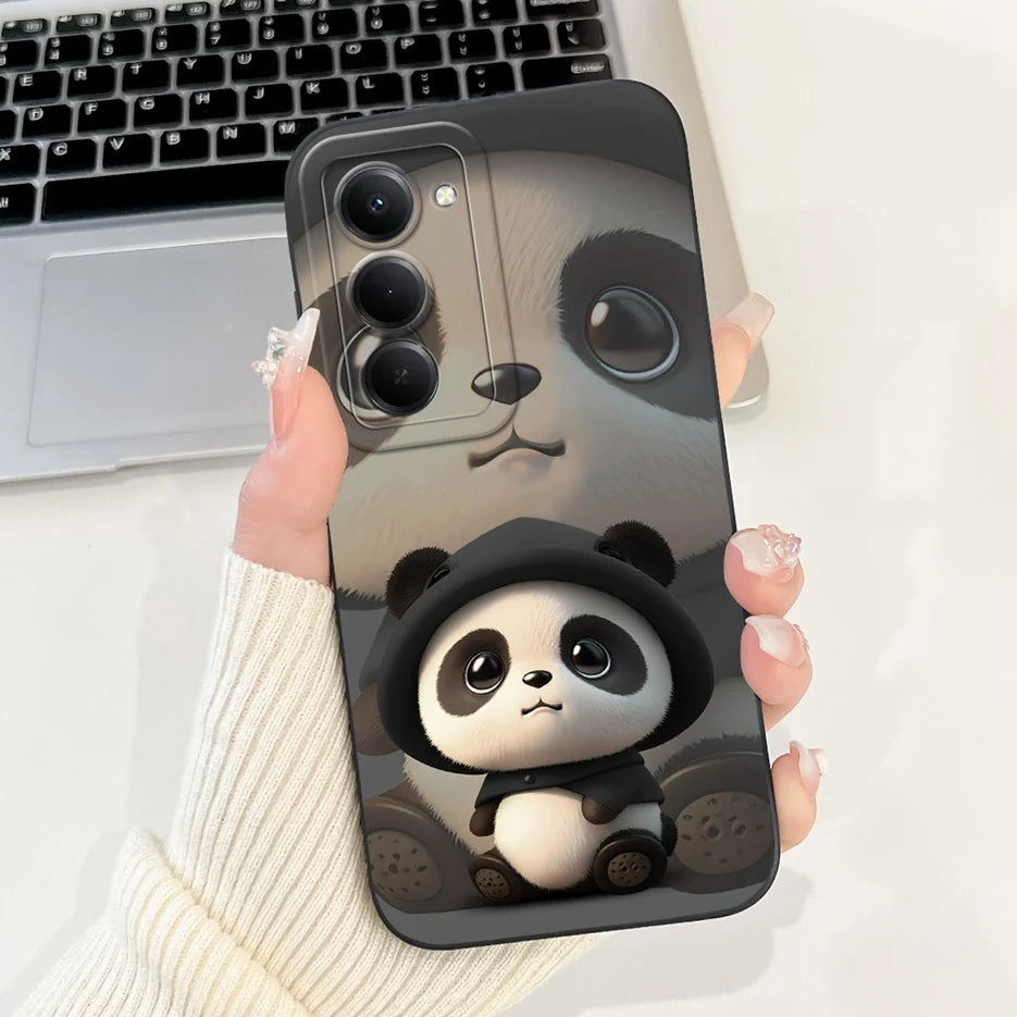 Xiaomi Redmi 15 4G/5G Cute Cartoon Shockproof Silicone Case