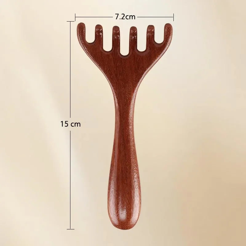 6-Claw Head Massager Comb | Gua Sha Scalp Massage Tool
