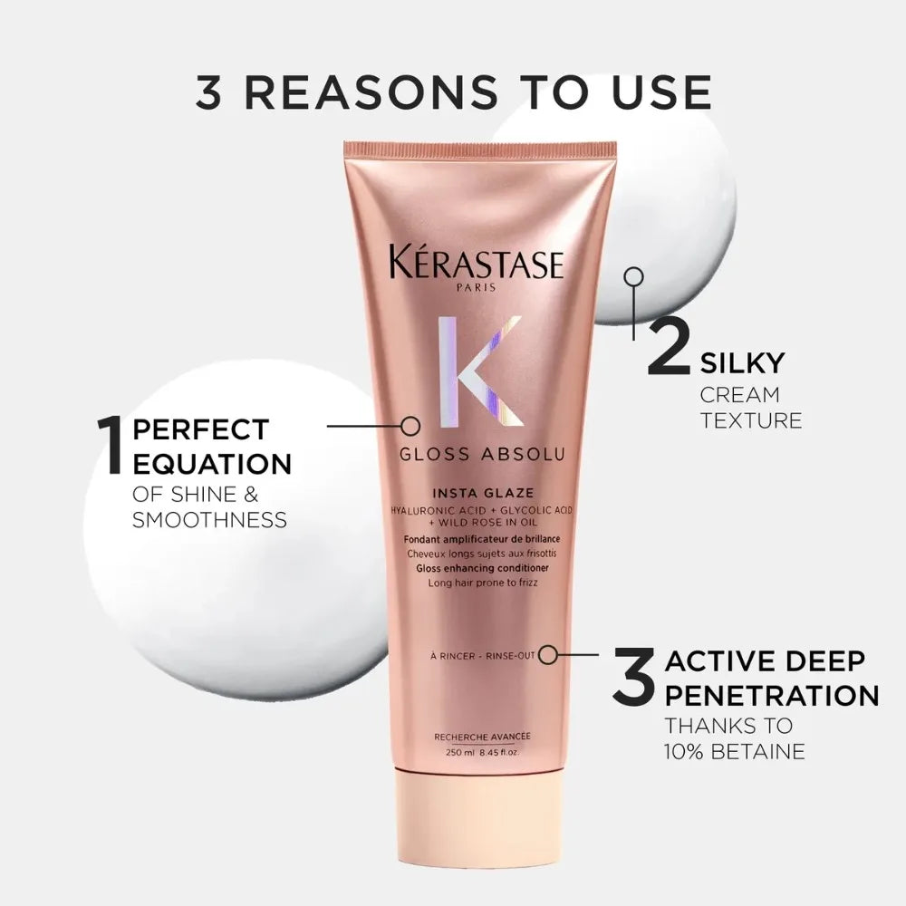 Kérastase Gloss Absolu Insta Glaze Conditioner 75ml | Anti-Frizz
