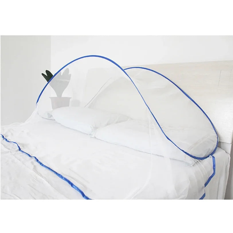 Foldable Pop-Up Mosquito Net for Travel & Camping | No Install