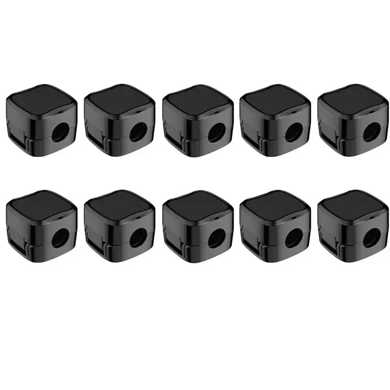 Magnetic Cable Organizer Clips – Adhesive Cord Clamp 6-Pack Cable Organizer Clips Peaceful Pleasures Health and Wellness 10PCS Black 1-5 Cells