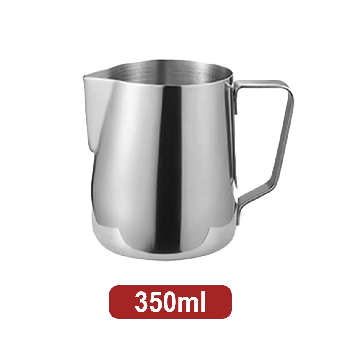 Leeseph Stainless Steel Milk Frothing Pitcher with Drip Resistant Spout, Latte Art Pitcher for Cappuccino Espresso Barista&Home Peaceful Pleasures Health and Wellness 350ML