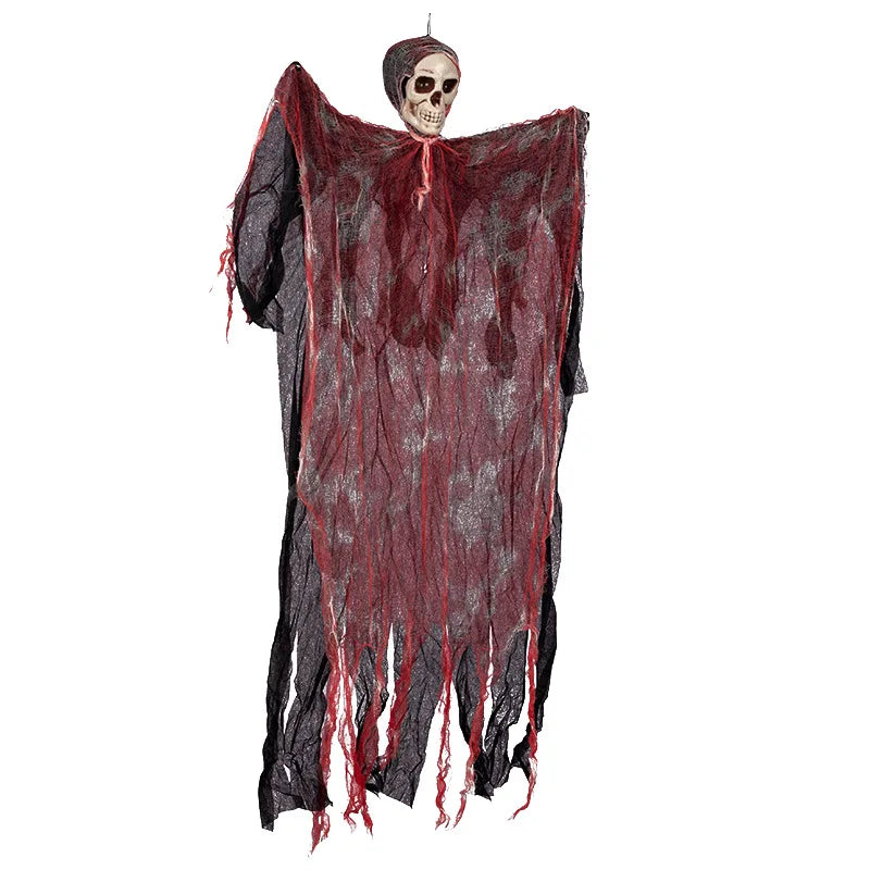 Halloween Horror Skull Ghost Hanging Pendant Spooky Outdoor Courtyard