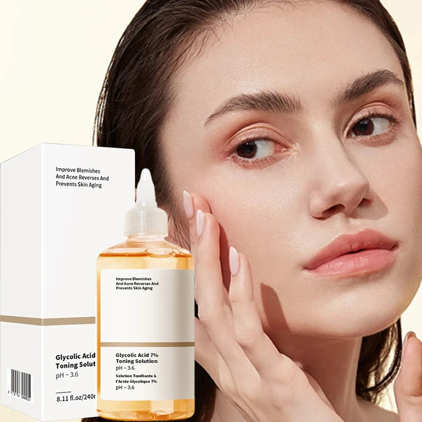 Glycolic Acid 7% Exfoliating Toner – Pore-Minimizing 240ml Exfoliating Toner Peaceful Pleasures Health and Wellness