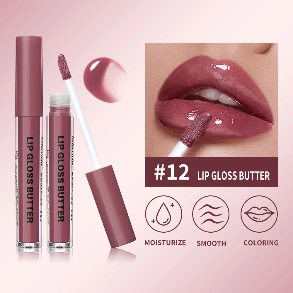 Lakerain Lip Plumping Butter Gloss – 13 Shades | Moisturizing