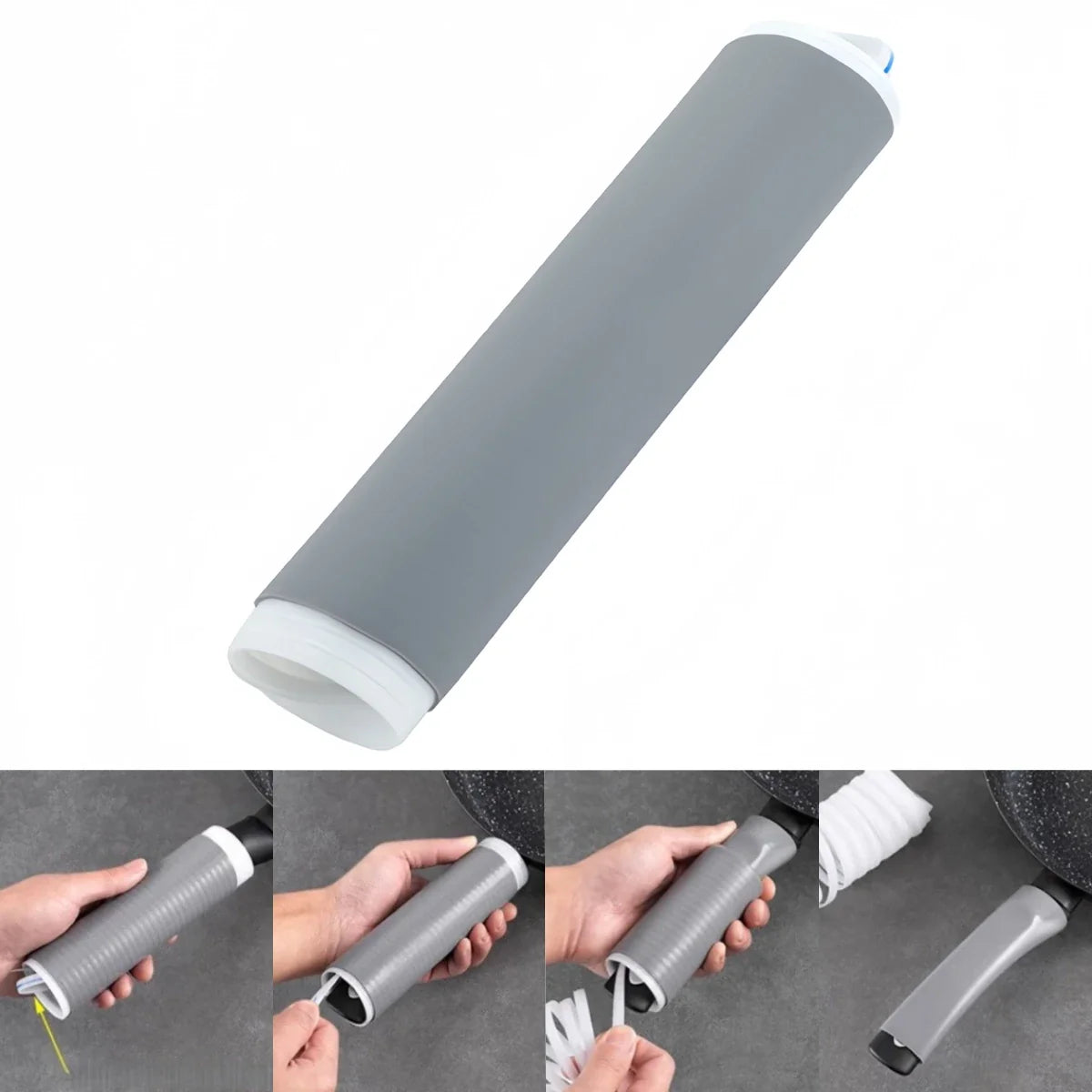 Self-Shrinking Rubber Pan Handle Protector – Heat Shield