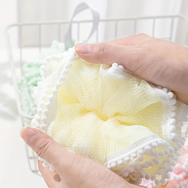 4Pcs Bath Ball, Bath Flower, Bath Products 4 Colors Peaceful Pleasures Health and Wellness