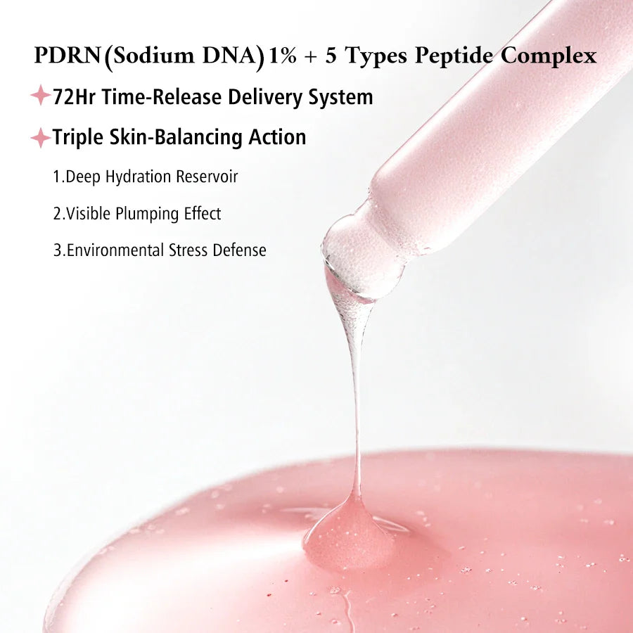 SANENDI PDRN Pink Peptide Niacinamide Glow Face Serum