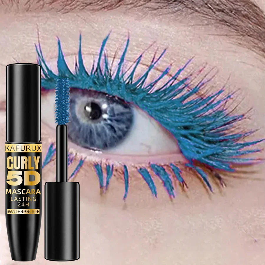 KAFURUX 5D Waterproof Mascara – Volume, Curl & 9 Colors
