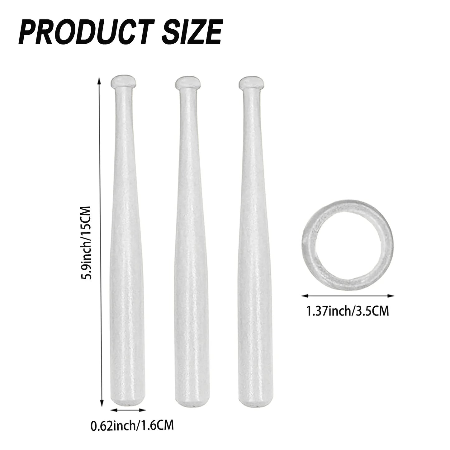 Wooden Softball Stand Display Sports Party Favors DIY Craft Creative Decoration Suitable for Spheres/ Golf/ Softball Peaceful Pleasures Health and Wellness