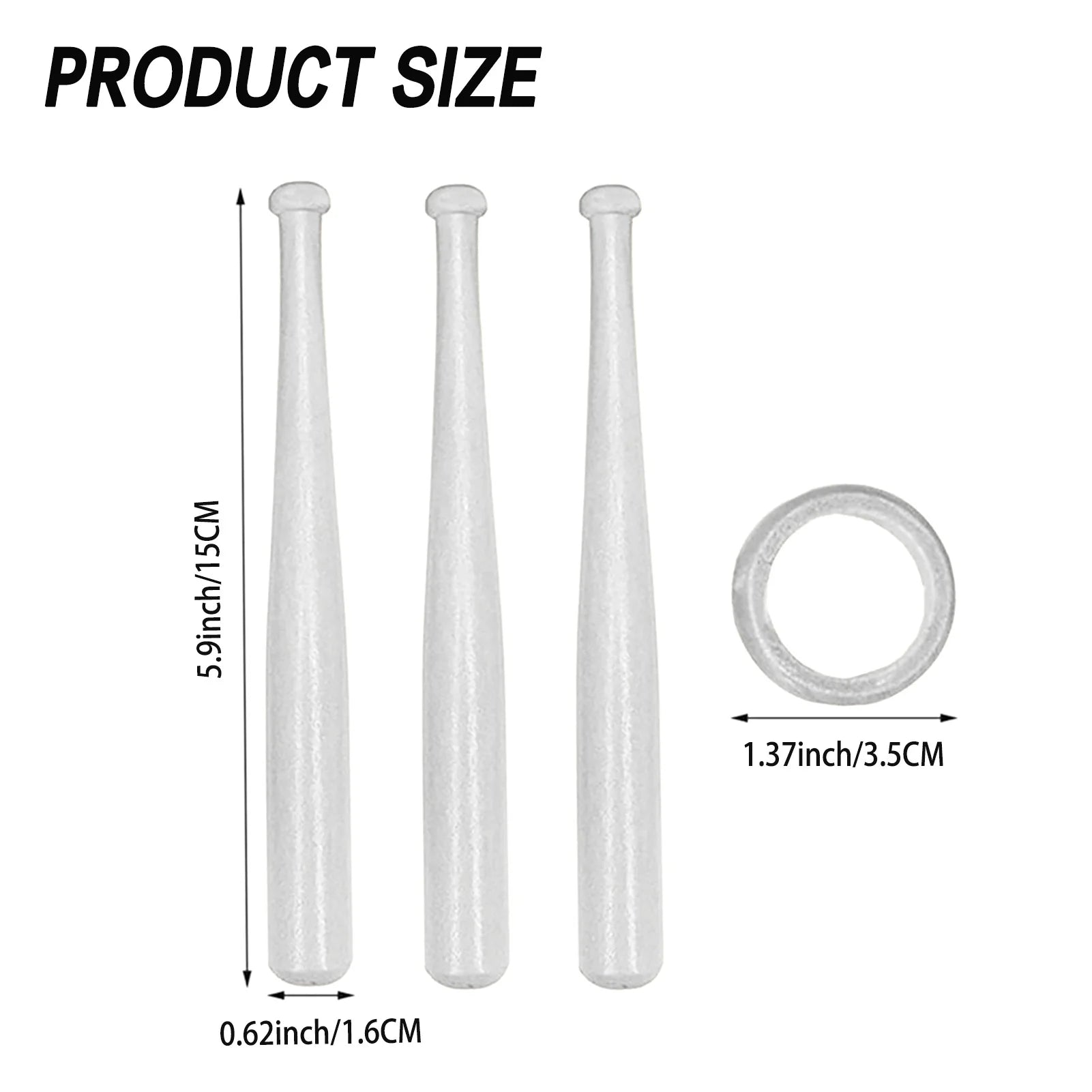 Wooden Softball Stand Display Sports Party Favors DIY Craft Creative Decoration Suitable for Spheres/ Golf/ Softball Peaceful Pleasures Health and Wellness