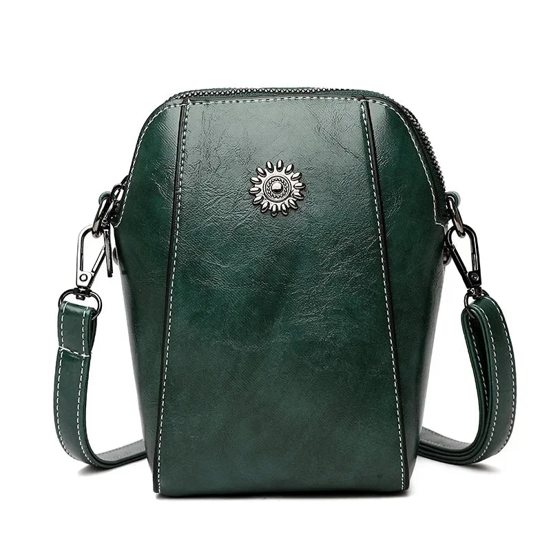 Women's Mini Crossbody Bag | Leather-Look Shoulder Bag